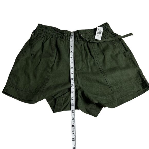 Gap Womens Linen Blend Olive Color Showers Sz XS - Picture 10 of 12